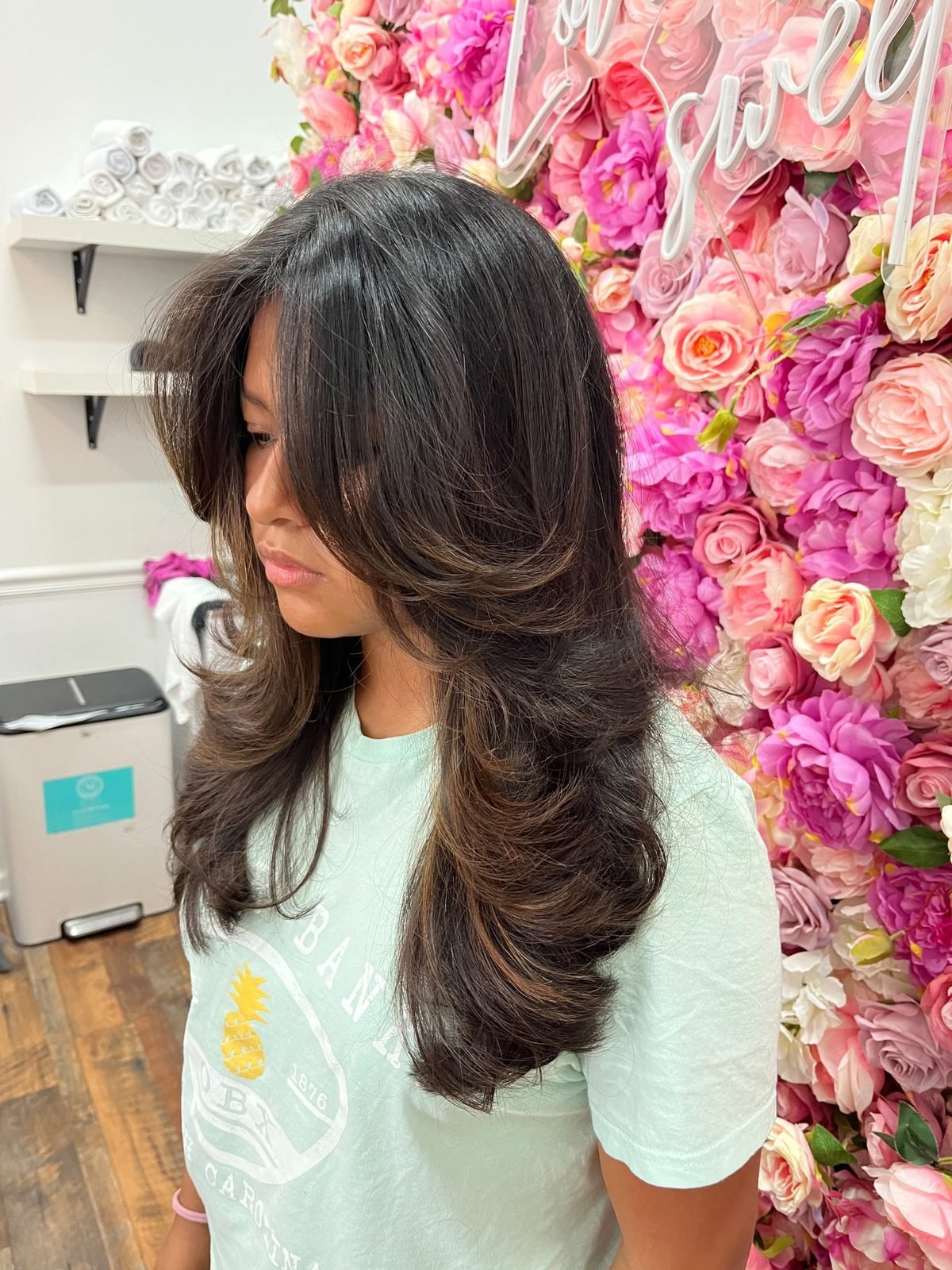 Butterfly layers with caramel highlights